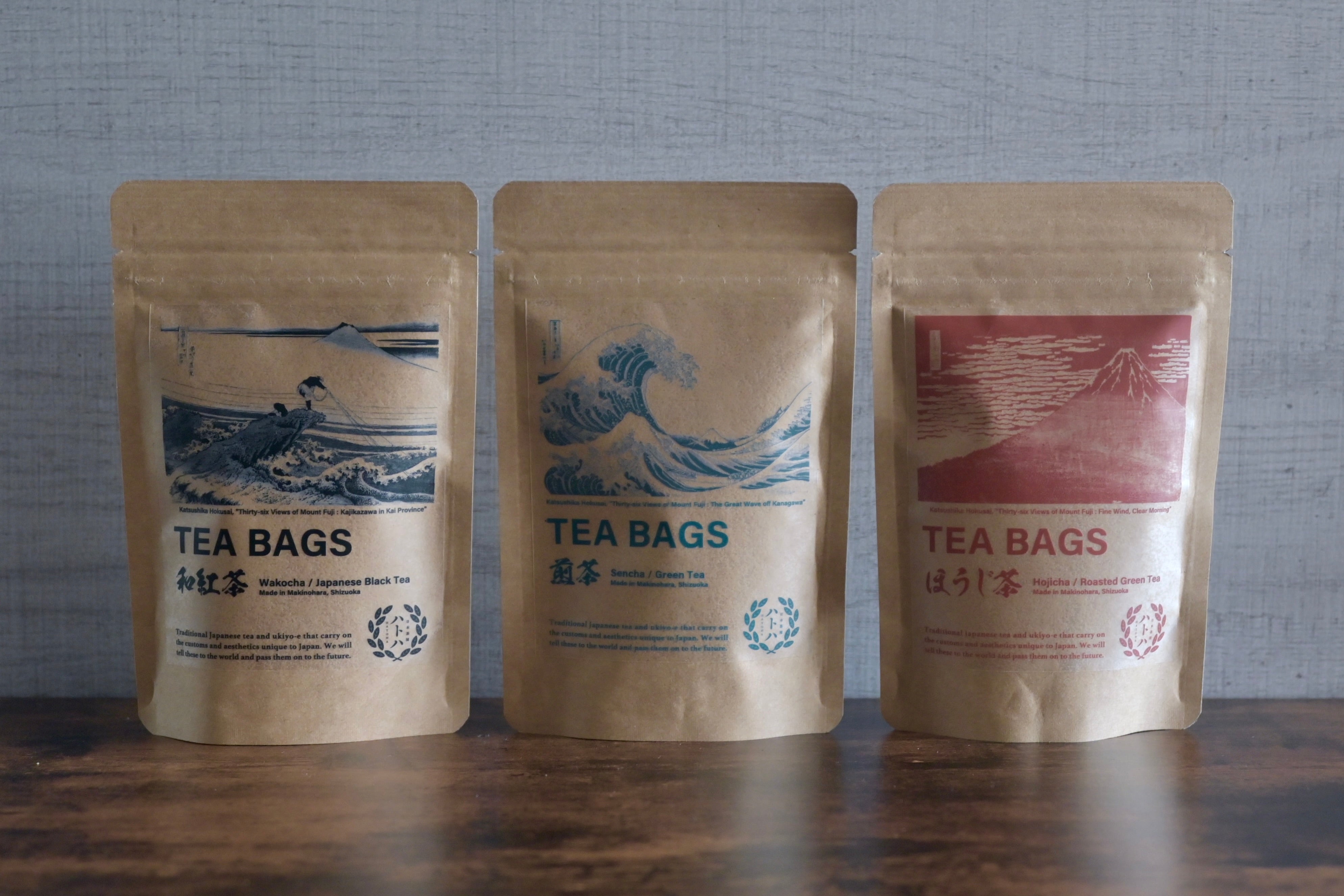 10%OFF】冨嶽三十六景3種（煎茶・ほうじ茶・和紅茶）ティー